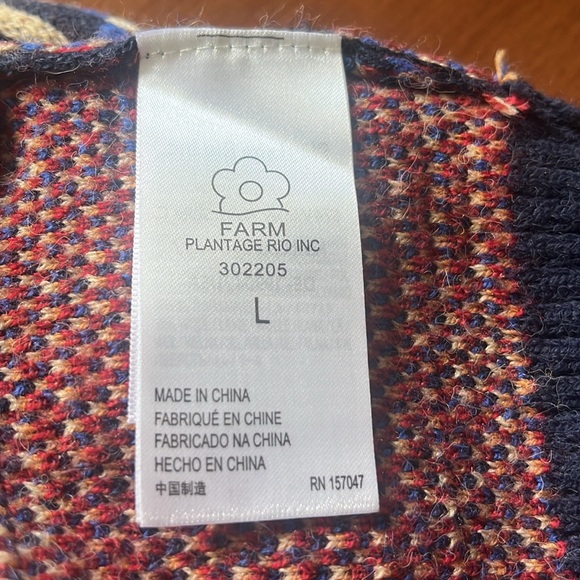 FARM Rio Multicolor Patterned Sweater - Picture 8 of 9